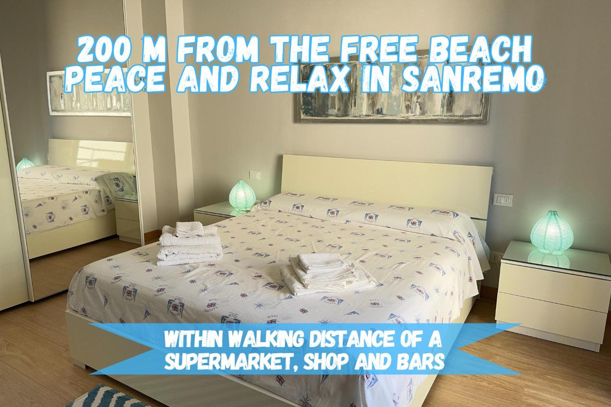 2 Min Walk To The Beach In The Centre Of Sanremo Exterior photo
